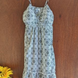 L.E.I Sundress Off white and brown